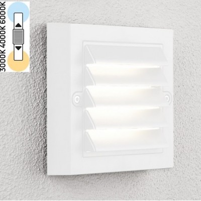 Φωτιστικό Επίτοιχο LED 6W 230V CCT Πλαστικό Λευκό IP65 7875
